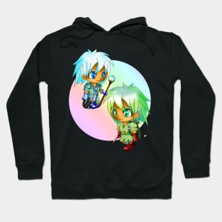 kawaii manga style archer and sorcerer for dnd and fantasy fans Hoodie